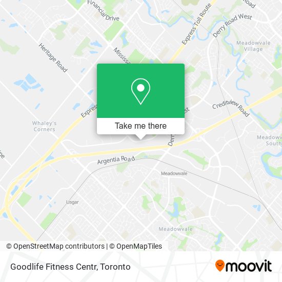 Goodlife Fitness Centr map