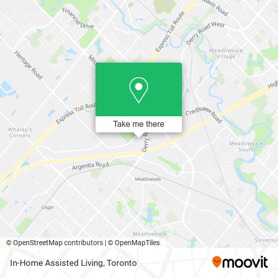 In-Home Assisted Living map