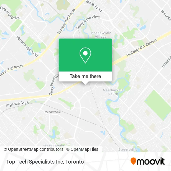 Top Tech Specialists Inc map