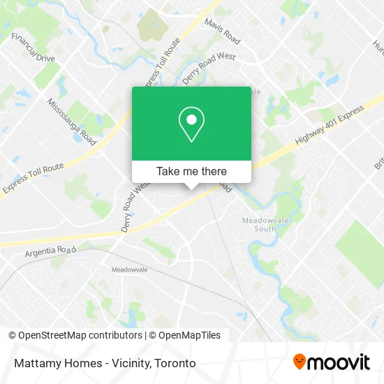 Mattamy Homes - Vicinity map