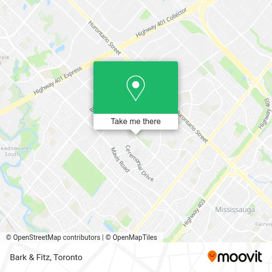 Bark & Fitz map