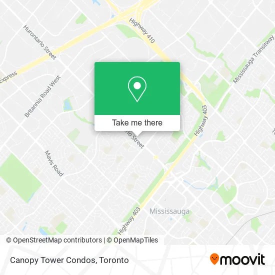 Canopy Tower Condos map