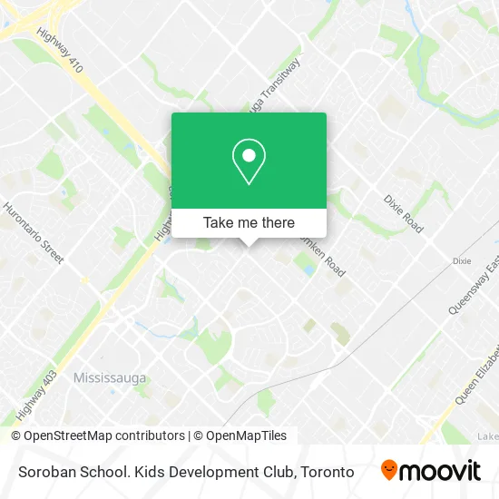 Soroban School. Kids Development Club map