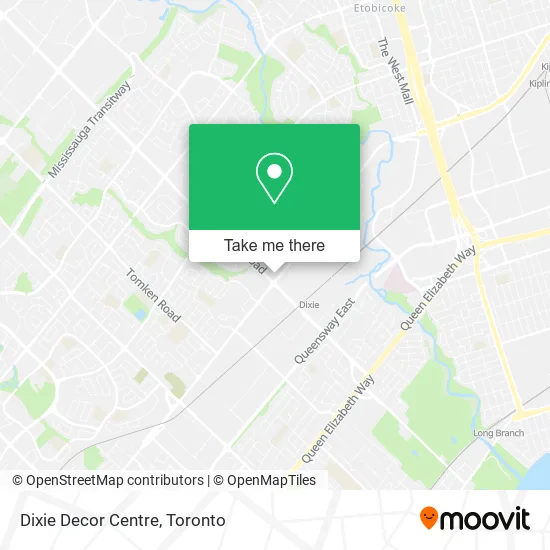 Dixie Decor Centre map