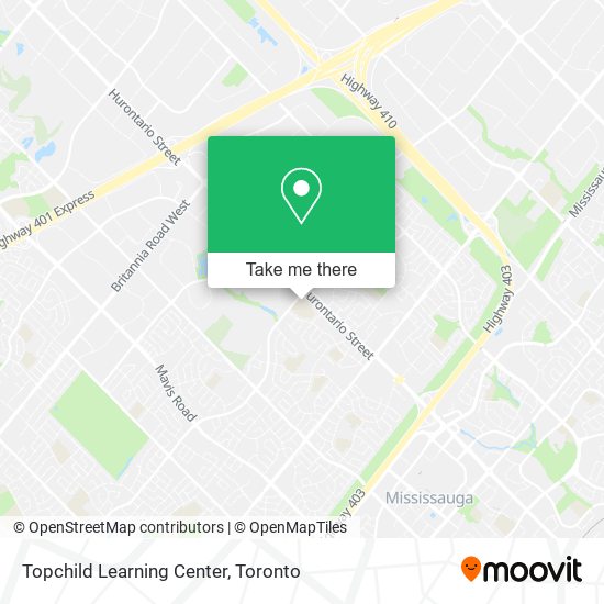 Topchild Learning Center map