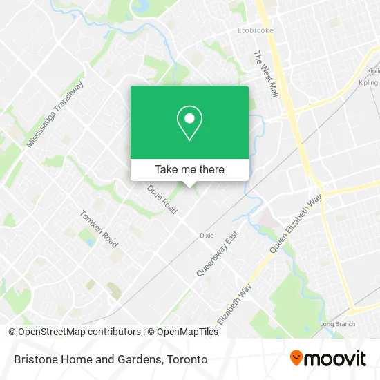 Bristone Home and Gardens map