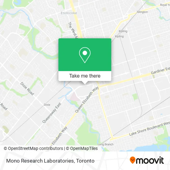 Mono Research Laboratories map
