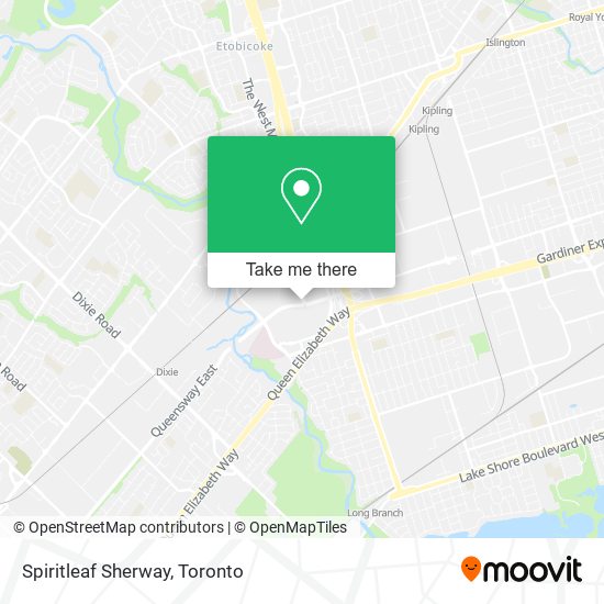 Spiritleaf Sherway map