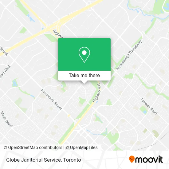 Globe Janitorial Service map