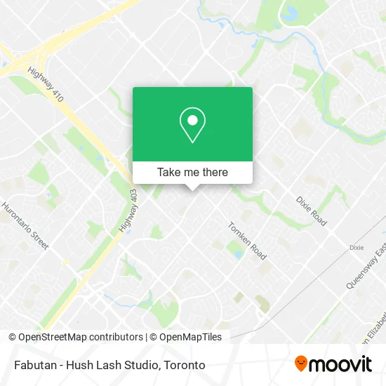Fabutan - Hush Lash Studio map