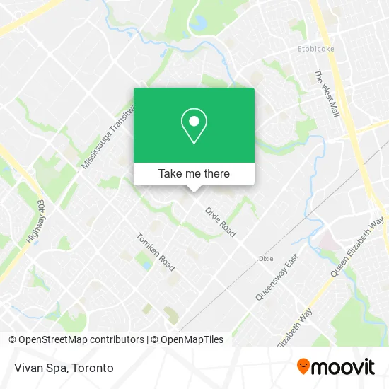 Vivan Spa map
