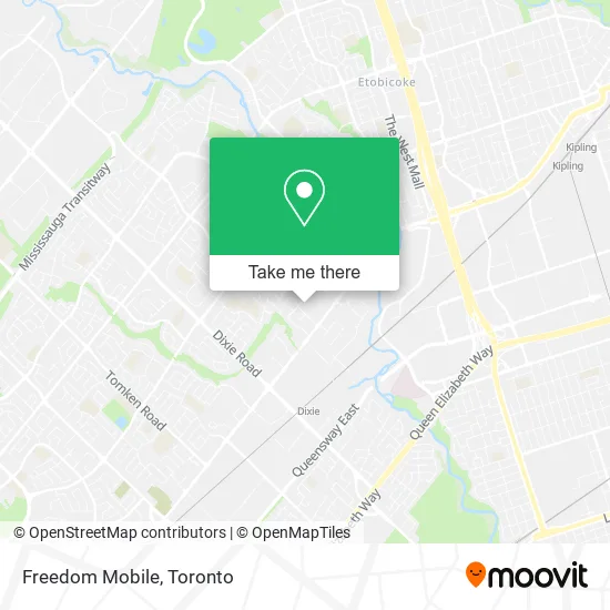 Freedom Mobile map