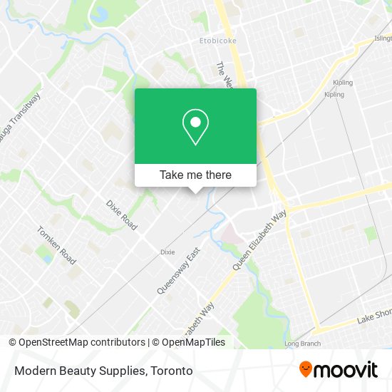 Modern Beauty Supplies map