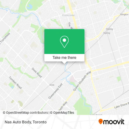 Nas Auto Body map