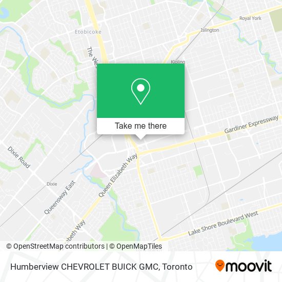 Humberview CHEVROLET BUICK GMC plan