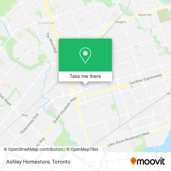 Ashley Homestore map