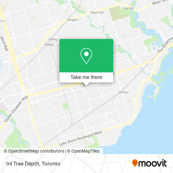 Inl Tree Dépôt map