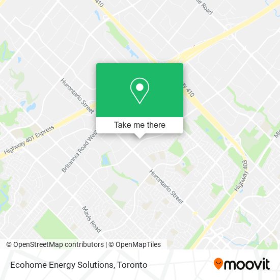 Ecohome Energy Solutions map