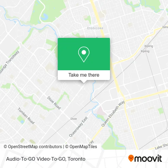 Audio-To-GO Video-To-GO map