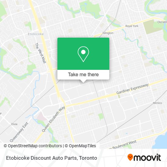 Etobicoke Discount Auto Parts plan