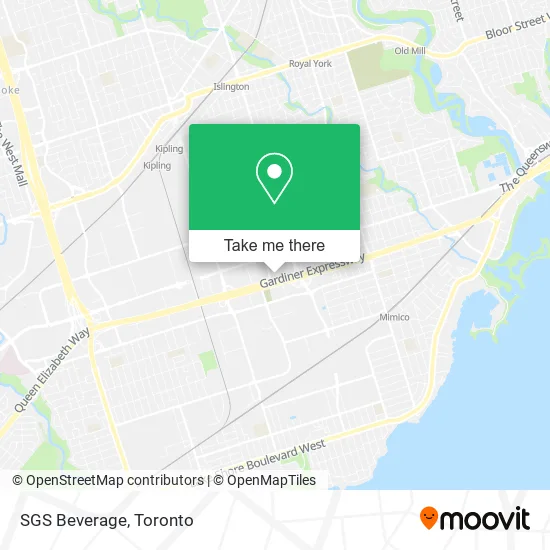 SGS Beverage map