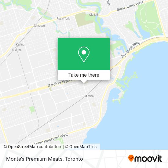 Monte's Premium Meats map