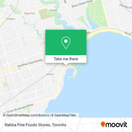 Rabba Fine Foods Stores map