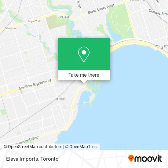 Eleva Imports map