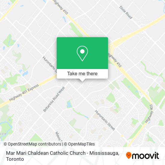 Mar Mari Chaldean Catholic Church - Mississauga plan