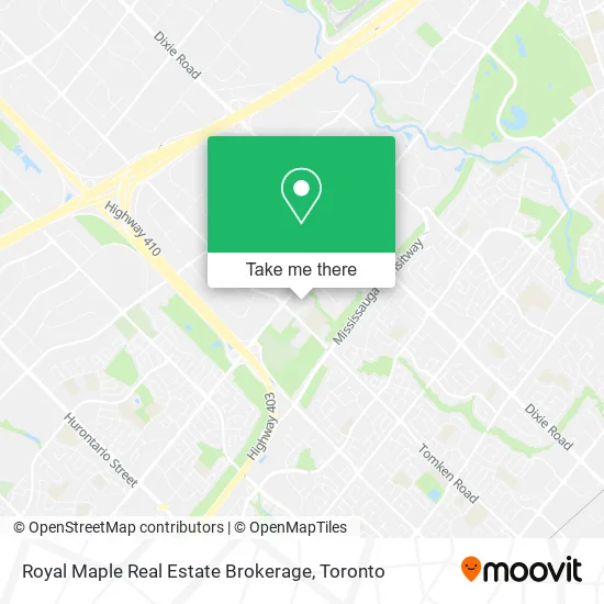 Royal Maple Real Estate Brokerage map
