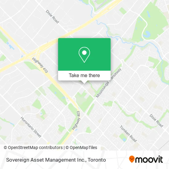 Sovereign Asset Management Inc. map