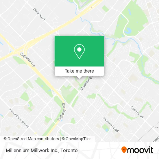 Millennium Millwork Inc. map