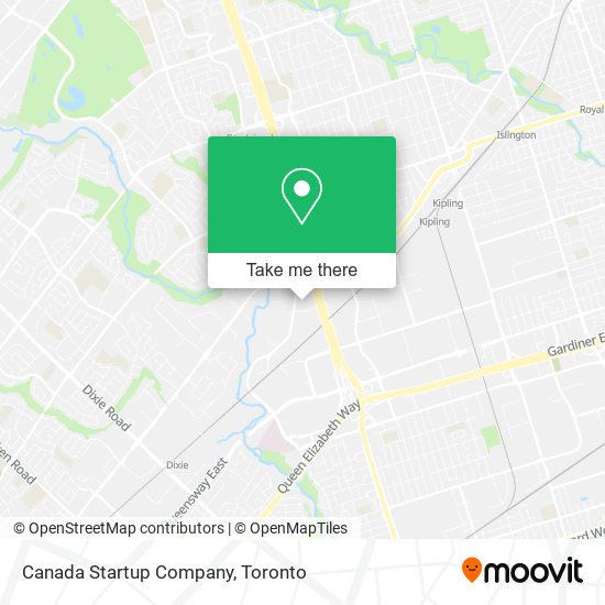 Canada Startup Company map