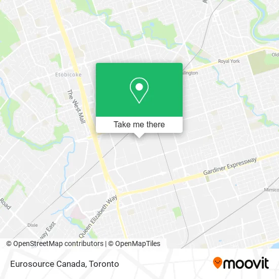 Eurosource Canada map