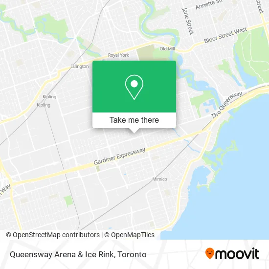 Queensway Arena & Ice Rink map