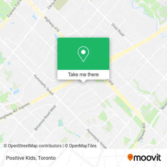 Positive Kids map