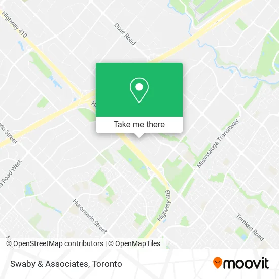 Swaby & Associates map
