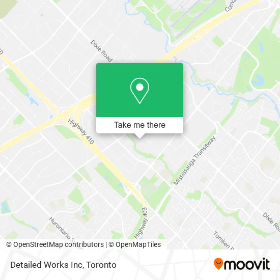 Detailed Works Inc map