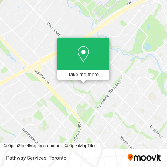 Pathway Services map