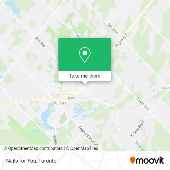 Nails for You map