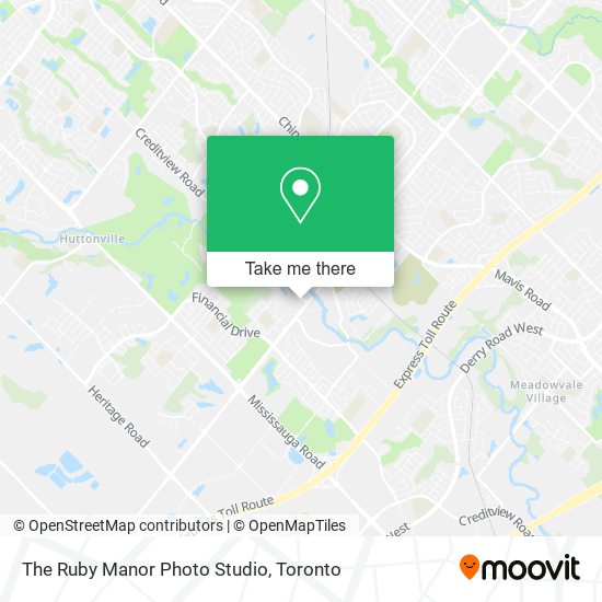 The Ruby Manor Photo Studio map