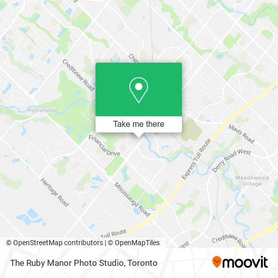 The Ruby Manor Photo Studio map
