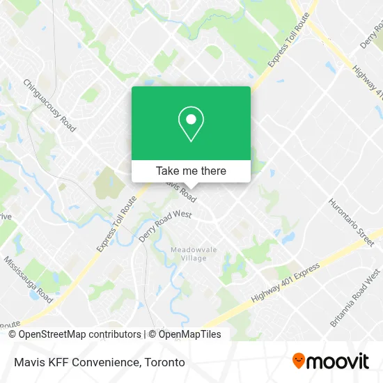 Mavis KFF Convenience map
