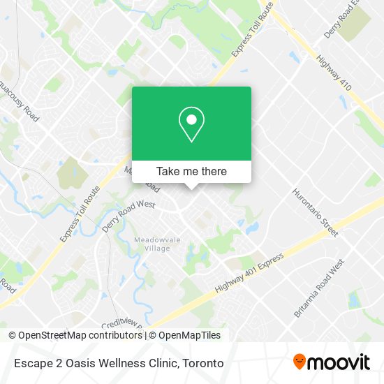 Escape 2 Oasis Wellness Clinic plan