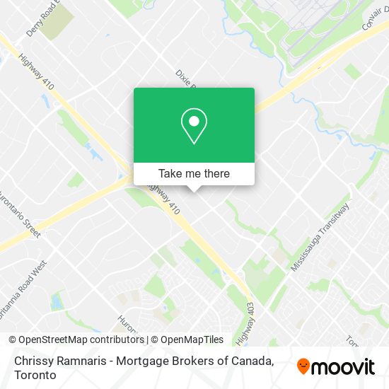 Chrissy Ramnaris - Mortgage Brokers of Canada map