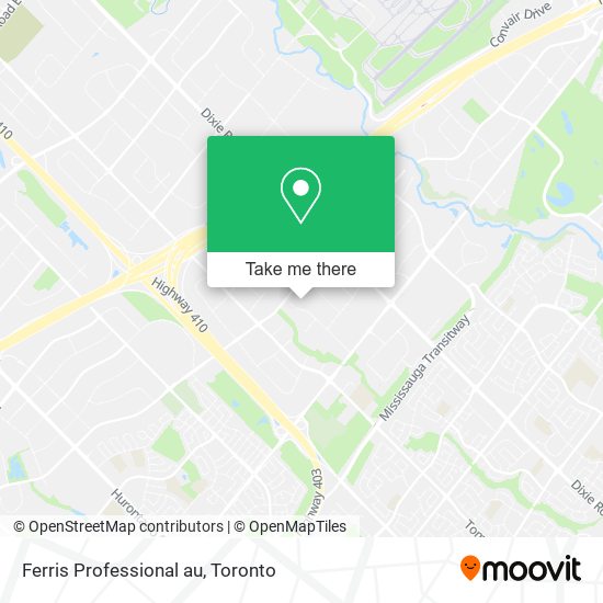 Ferris Professional au map
