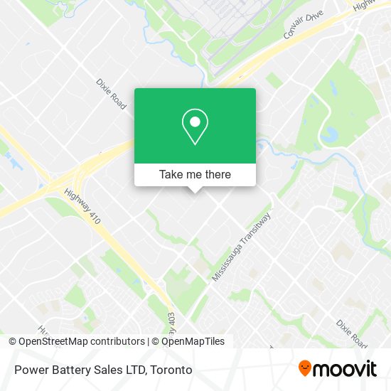 Power Battery Sales LTD map