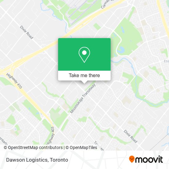 Dawson Logistics map