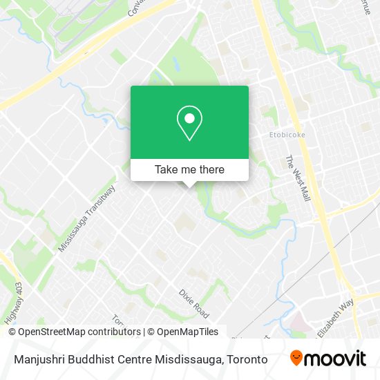 Manjushri Buddhist Centre Misdissauga plan