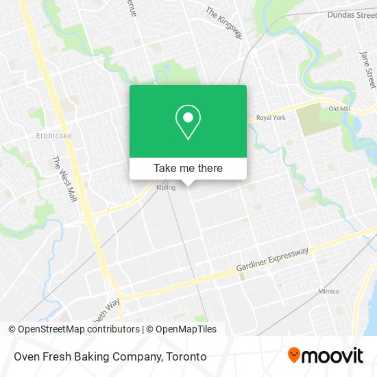 Oven Fresh Baking Company map